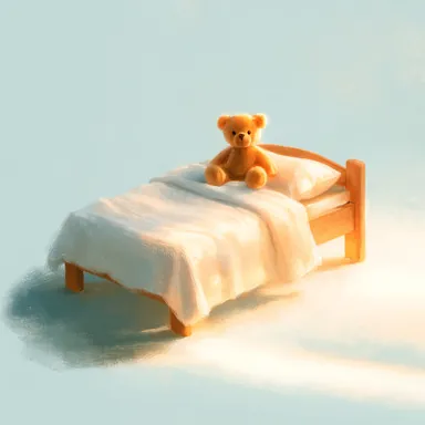 Make your bed chore card
