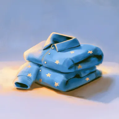 Put on pyjamas picture card