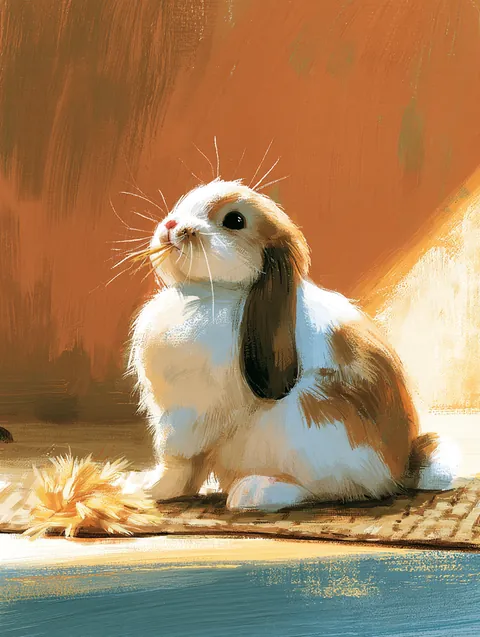Rabbit — collectible card from the Pets collection